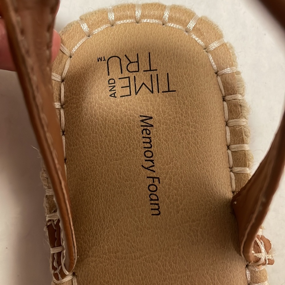 Time And Tru Memory Foam Beige Espadrilles - image 5